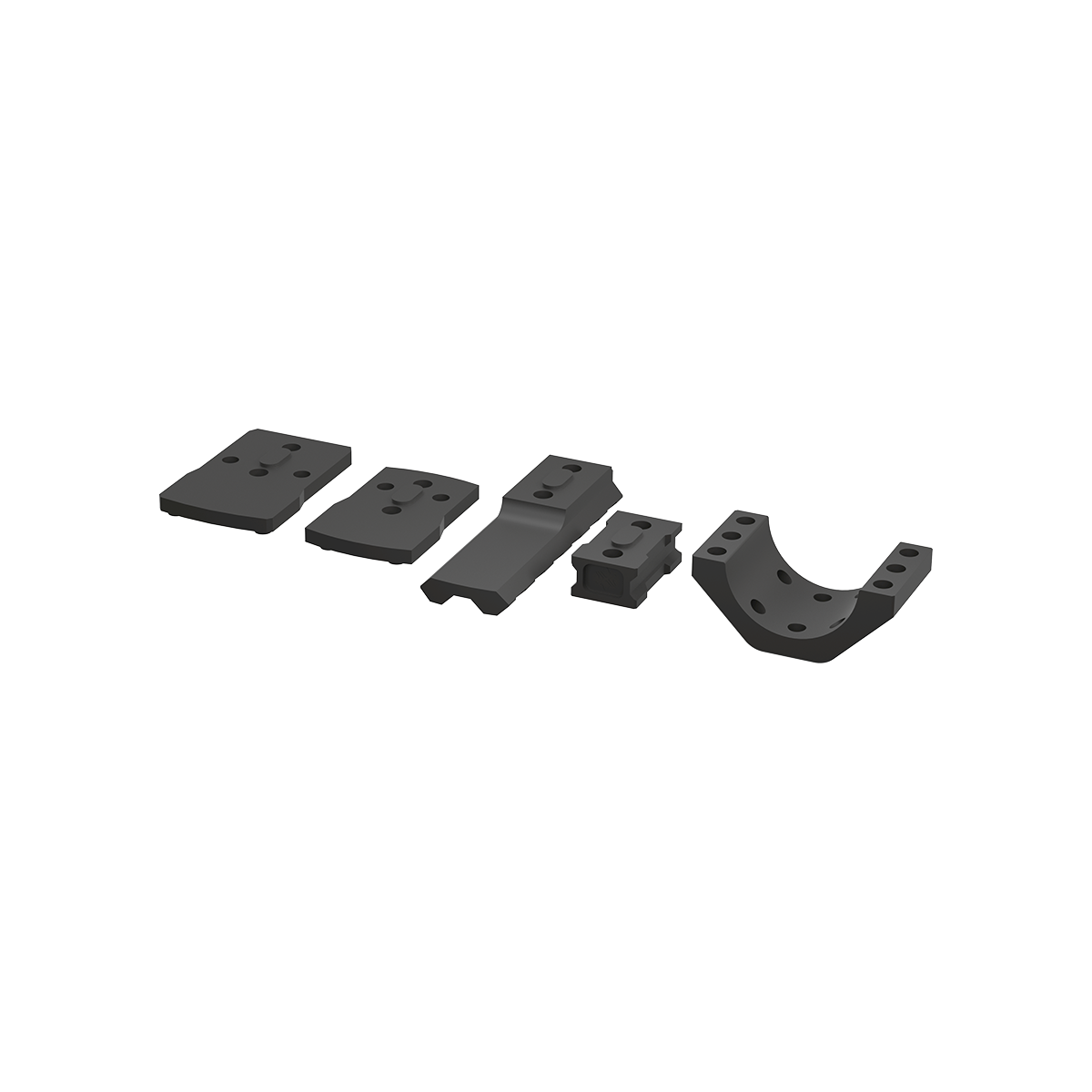 Kit Vector Optics X-ACCU montato sopra un cannocchiale
