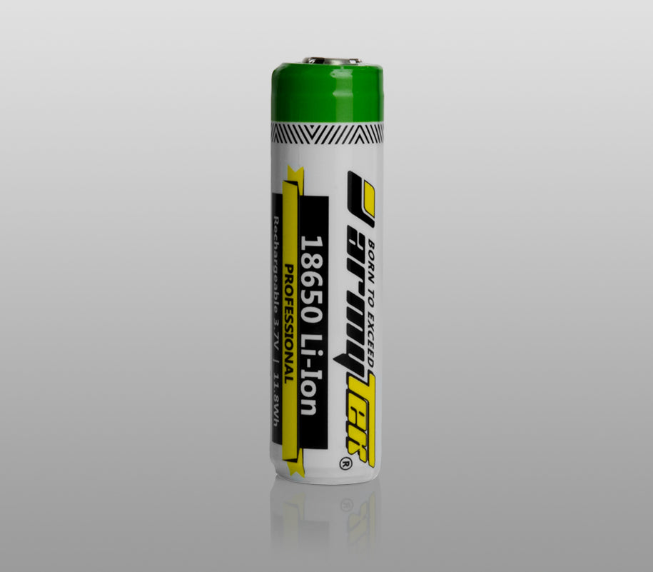 Armytek batteria 18650 Li-Ion 3200 mAh, dettaglio