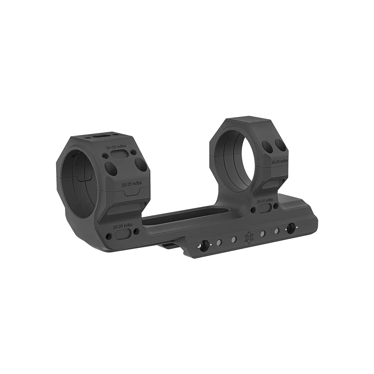 Base Picatinny dell'attacco monopezzo esteso X-MOD 34 mm