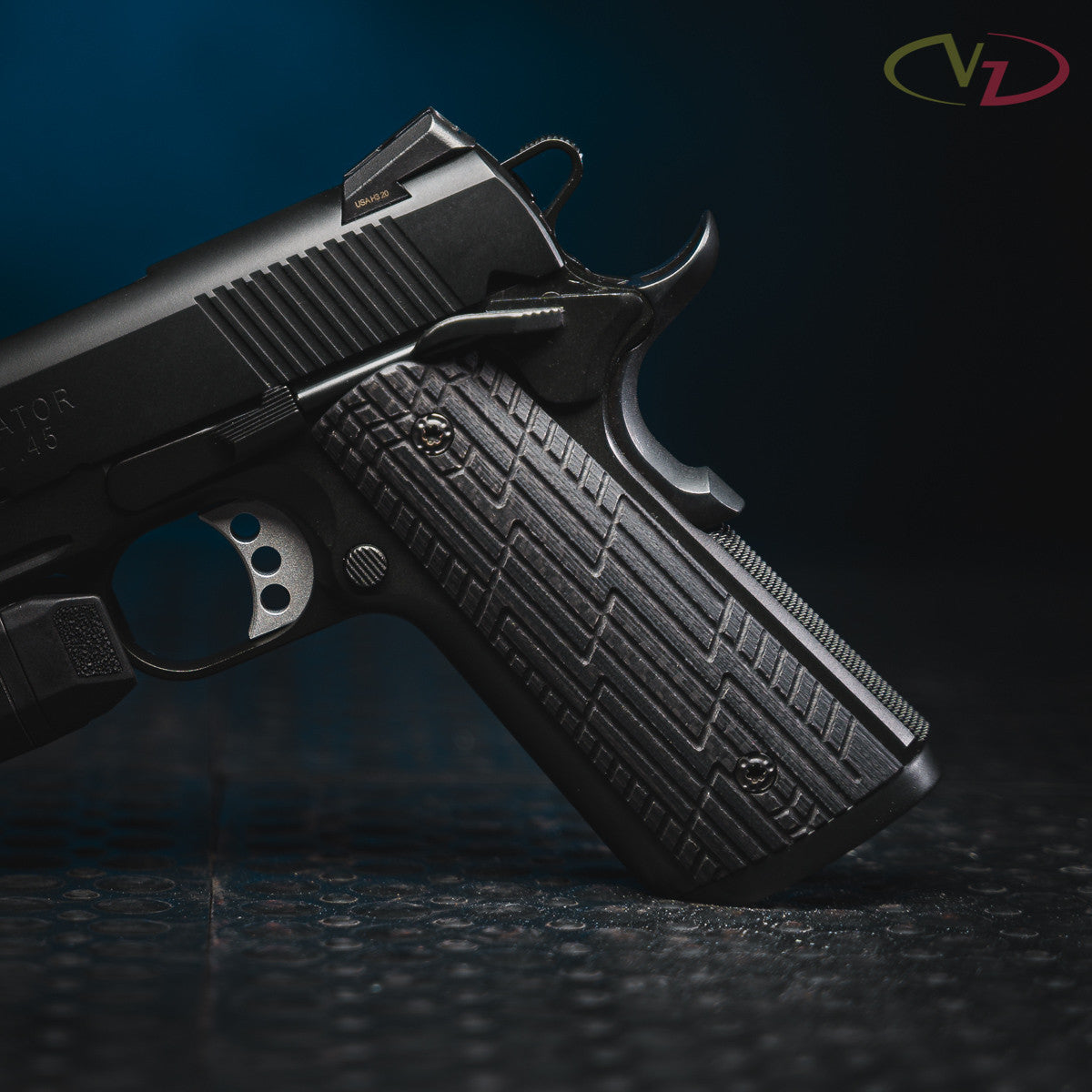 VZ Grips guancette Bawidamann Walküre per 1911 full size Black Gray