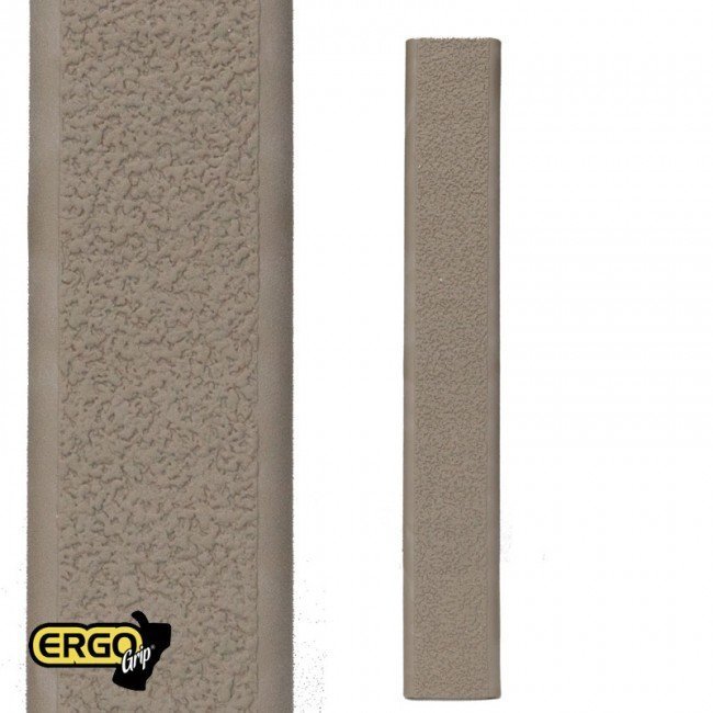 Ergo Copertura Rail in Gomma 3 pezzi - Dark Earth