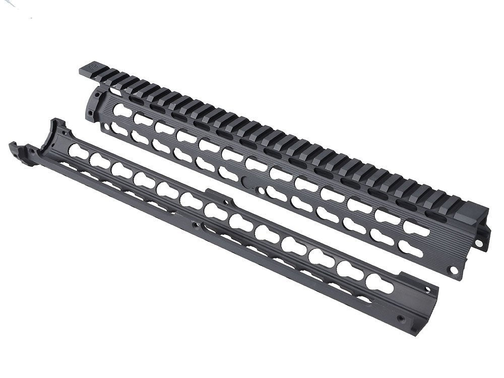 Strike Industries handguard Mega Fins Drop-In KeyMod per AR-15 12" nero, immagine 8 di 8