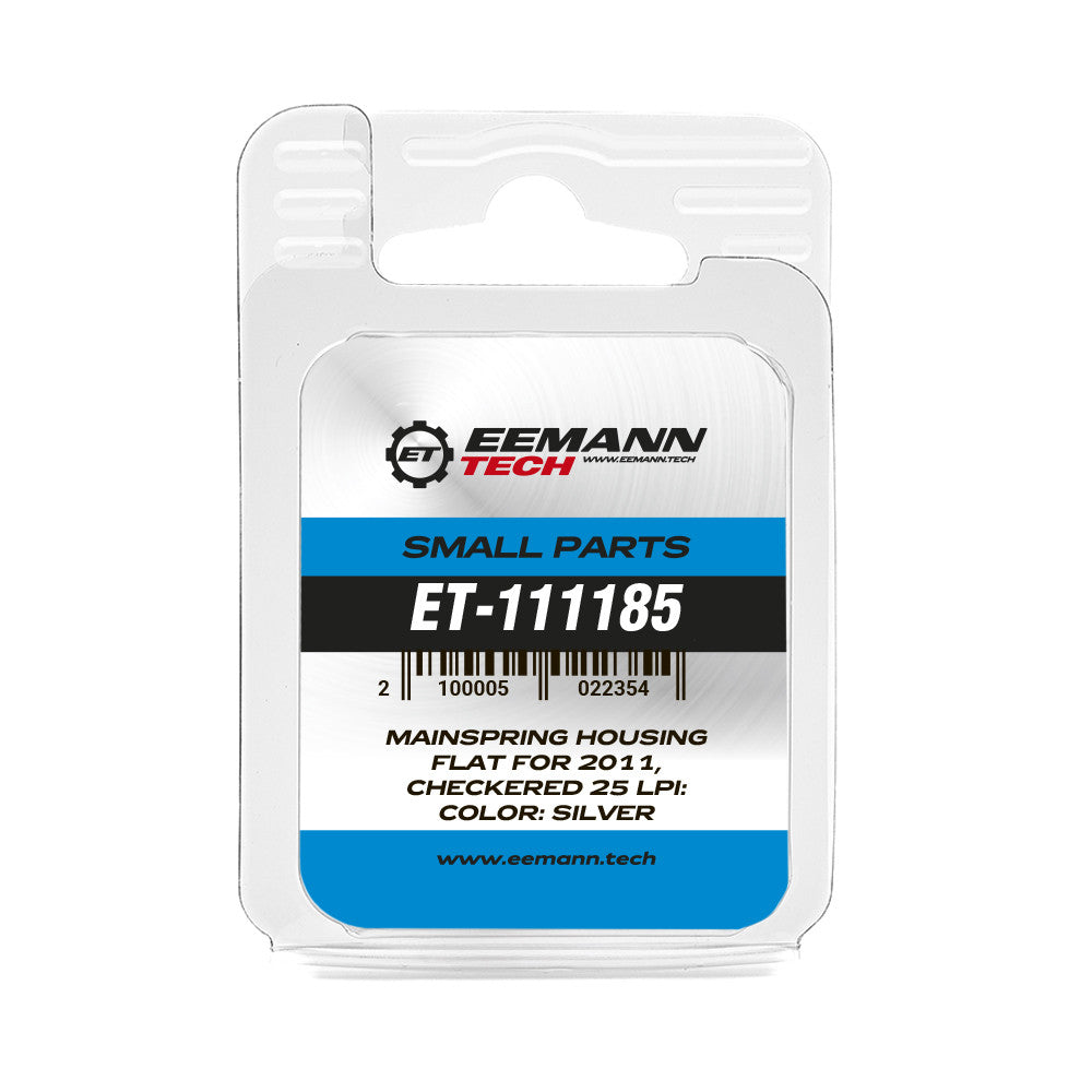 Eemann Tech mainspring housing piatto zigrinato 25 lpi per 2011