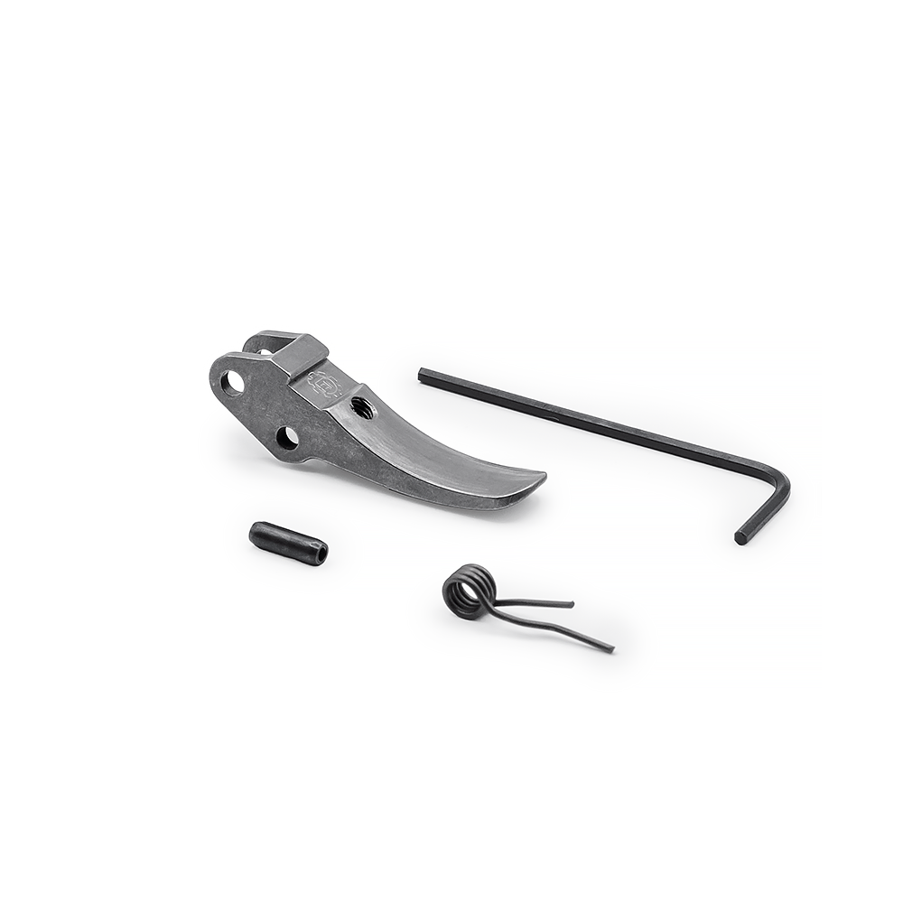 Eemann Tech grilletto Ultimate SA/DA in acciaio per Tanfoglio silver