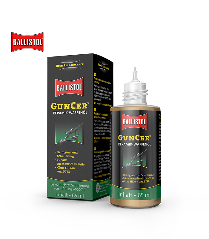 Ballistol GunCer olio per armi con additivo ceramico flacone 65 ml