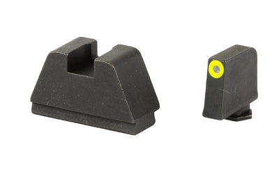 AmeriGlo, Optic Compatible Sets for Glock, 3XL Tall, Green Tritium w LumiGreen Outline