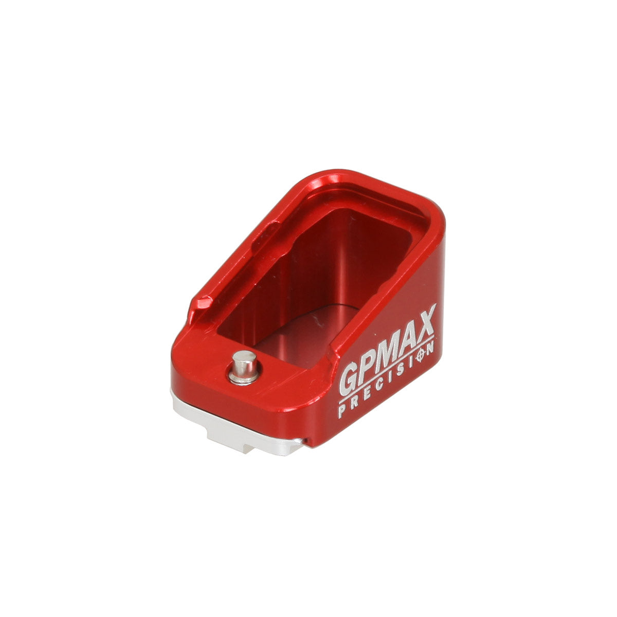 GPmax Precision fondello +0 per caricatori Glock 9×21 mm – Rosso