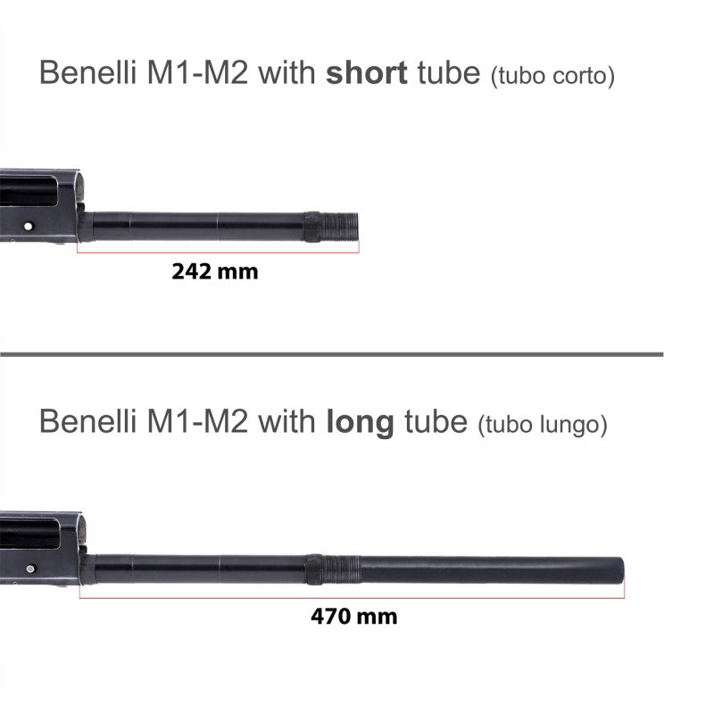 Toni System Astina paramano M-LOK per Benelli M1 con tubo corto