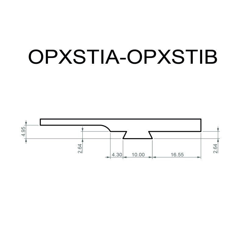 Toni System Base piastrina a coda di rondine tipo B per red dot su STI 1911 e 1911 Trojan