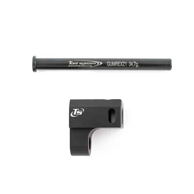 Toni System Compensatore con guidamolla in acciaio per Arex Rex Zero 1 Tactical – Nero