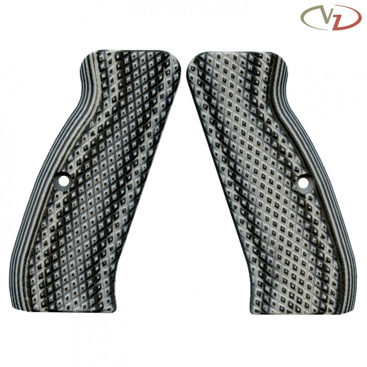 VZ Grips CZ 75 Diamond - Backs Zebra