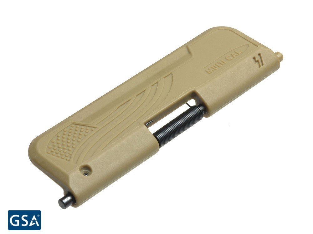 Strike Industries Ultimate Dust Cover Enhanced Flag per AR-15 FDE, foto 2 di 2