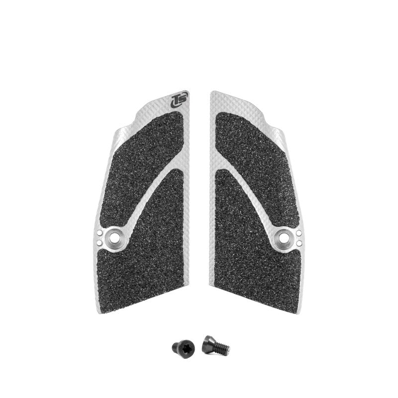 Toni System Guancette X3D alleggerite corte per CZ P-01 – Argento
