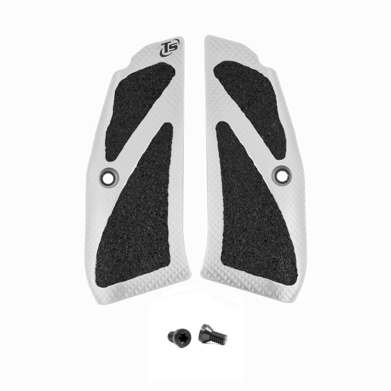 Toni System Guancette X3D lunghe per CZ Shadow e Tactical Sport – Argento