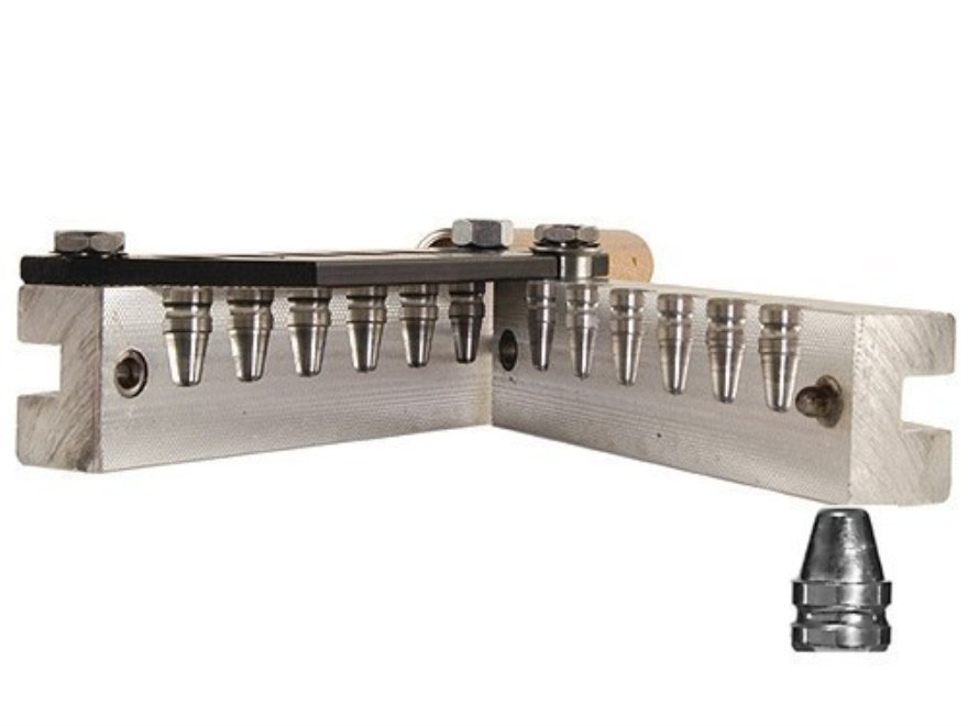 Lee Precision 6-Cavity Bullet Mold 452-200-SWC 45 ACP, 45 Auto Rim, 45 Long Colt