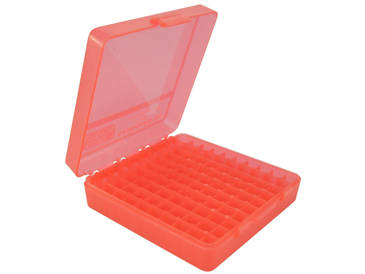 MTM Flip-Top Box 380 ACP, 9 Luger - 100 Colpi Con Cerniera