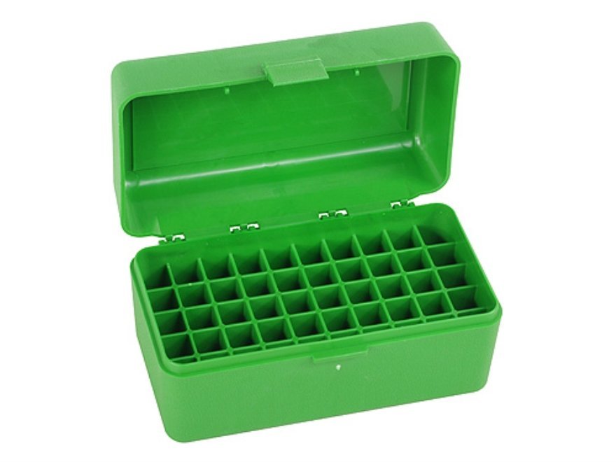 MTM Flip-Top Box 22-250 Remington, 243 Winchester, 308 Winchester - 50 Colpi - Verde