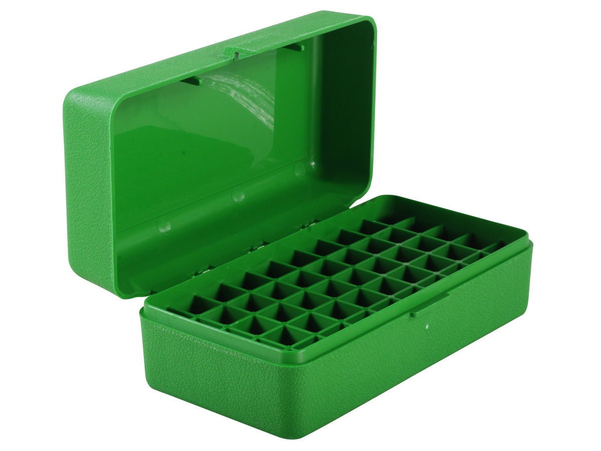MTM Flip-Top Box 223 WSSM, 243 WSSM, 500 S&W Magnum - 50 Colpi Con Cerniera