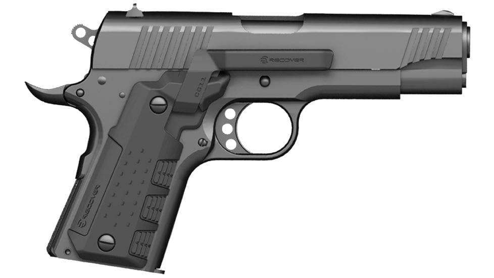 Recover Tactical CG11 Clip & Grip guancette con clip integrata per 1911 compatta nere