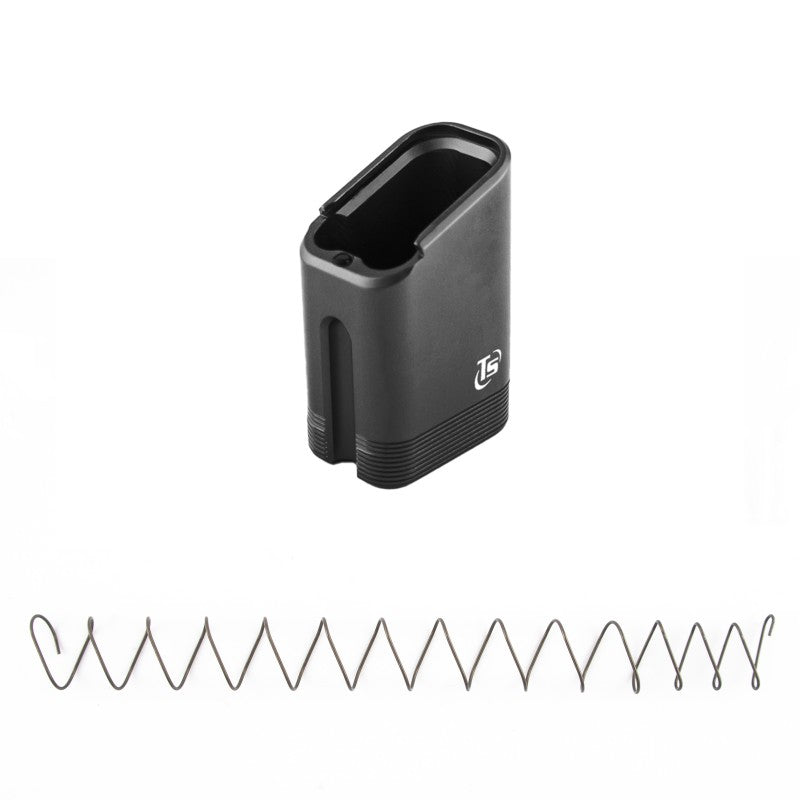 Toni System Pad +9 colpi (168 mm) per Tanfoglio fusto large – caricatori K9 e K40 – Nero