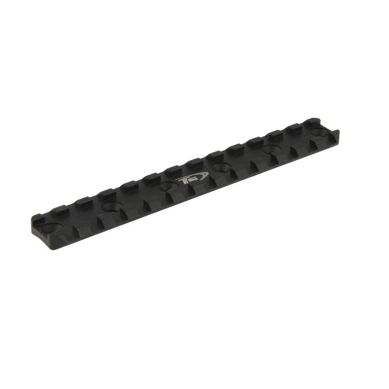 Toni System Slitta Picatinny corta 6 fori 135 mm, interasse 25 mm, per tubi astina ADC – Nero