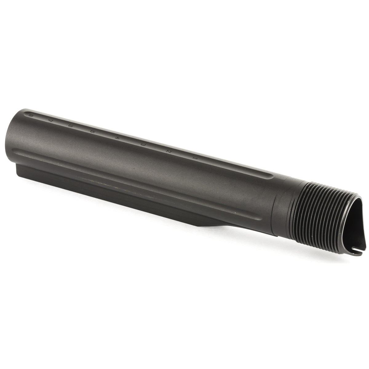 2A Armament - Buffer Tube 8 position Castle Nut Fits AR15 Rifles - Black - ITA