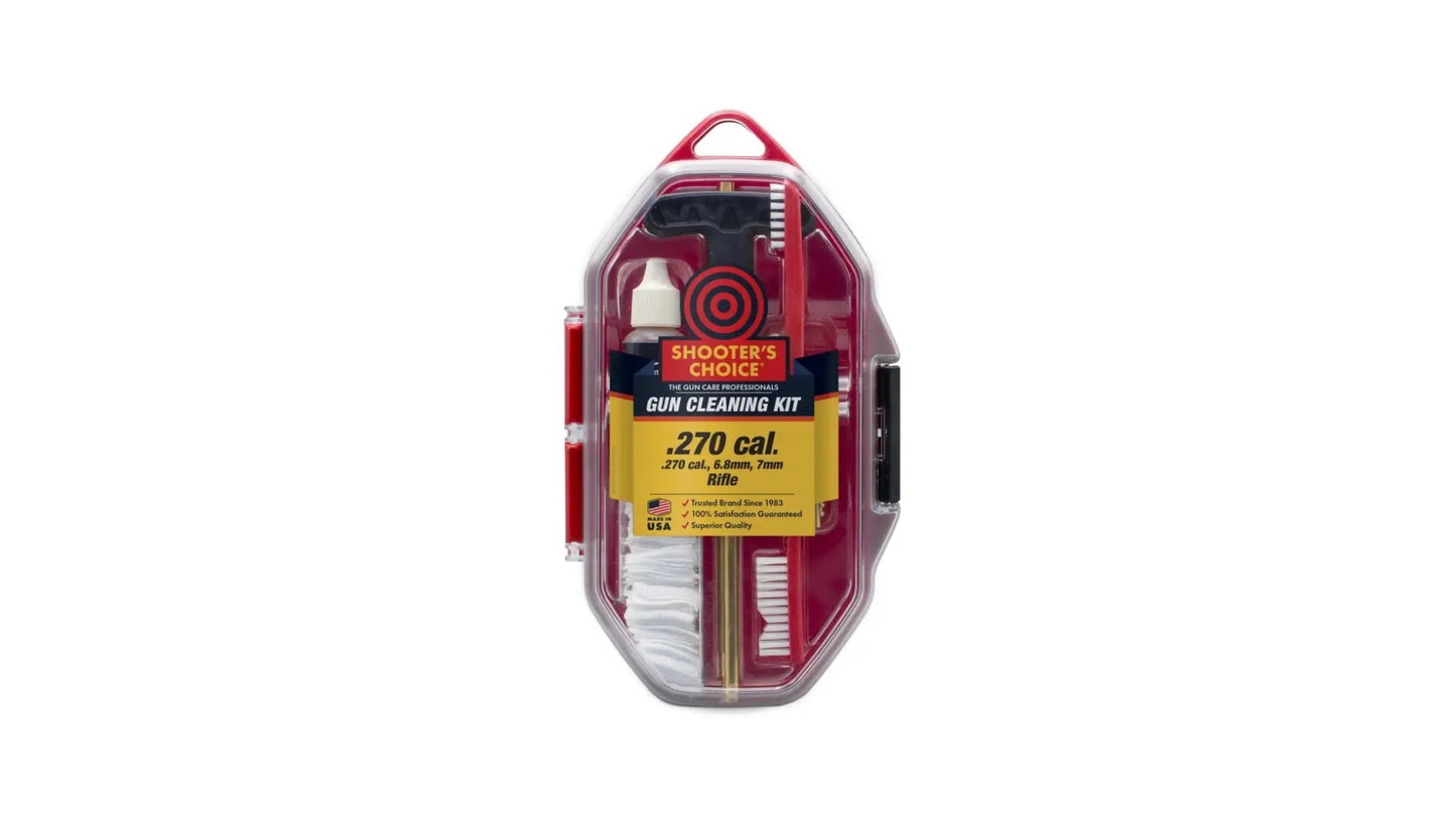 Shooter's Choice Rifle Cleaning Kit - .270 / 6.8mm / 7mm Caliber
