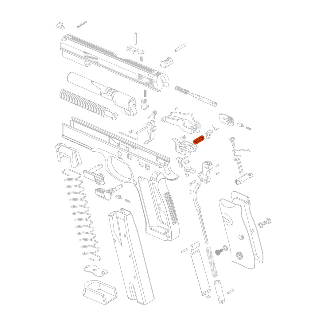 CZ Extractor Pin - Black