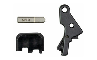 Apex Tactical Specialties, Action Enhancement Kit, Fits CZ P-10S/C/F, 9MM, Action Enhancement Trigger, Performance Disconnector, Slide Cover Plate, Black