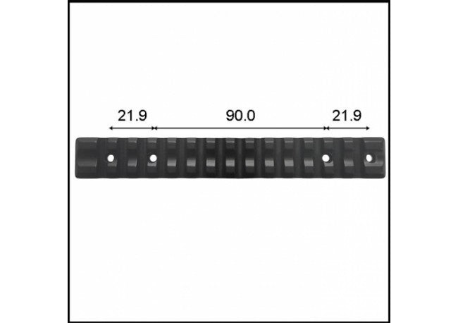 Recknagel Base Picatinny/Weaver per Remington 783 Long Action - 0 MOA