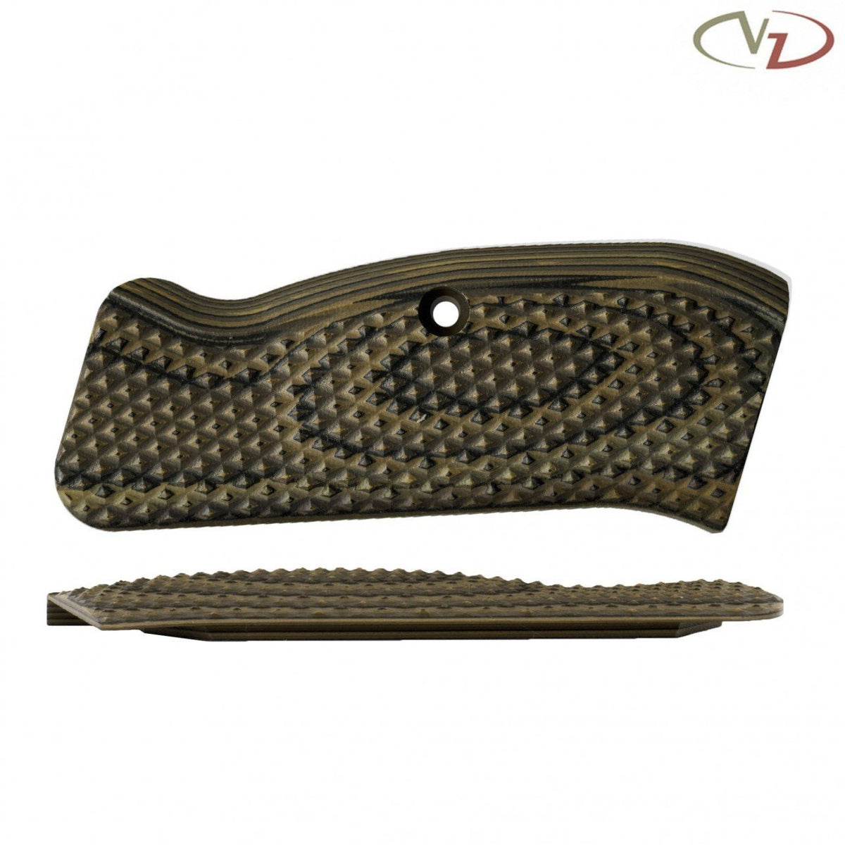 VZ Grips CZ 75 Palm Swell Diamond Backs - Hyena Brown