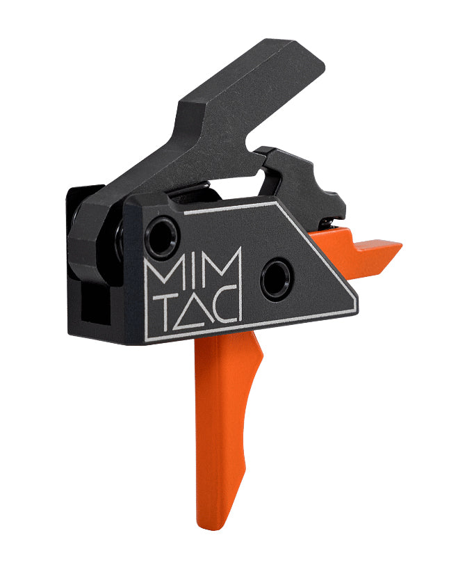 MIMTAC Drastic-9 AR-9 Flat Drop In Trigger Kit - Orange/Black