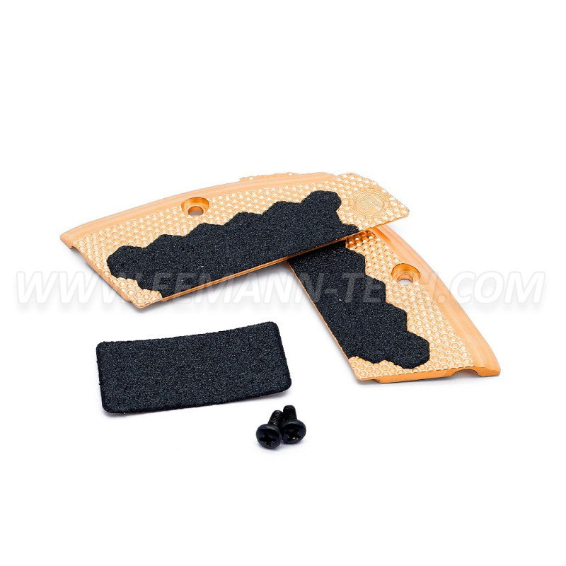 Eemann Tech Brass Short Grips For CZ 75, CZ 75 TS, CZ SHADOW 2 - Medium