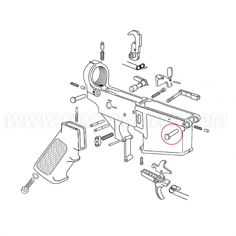Eemann Tech Pivot Pin for AR-15