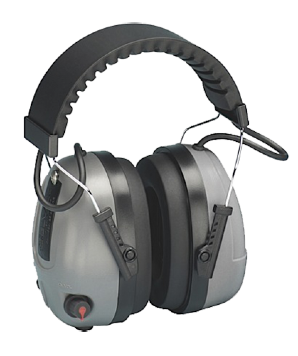 Elvex RCOM-655 Impulse Electronic Earmuffs - Grey