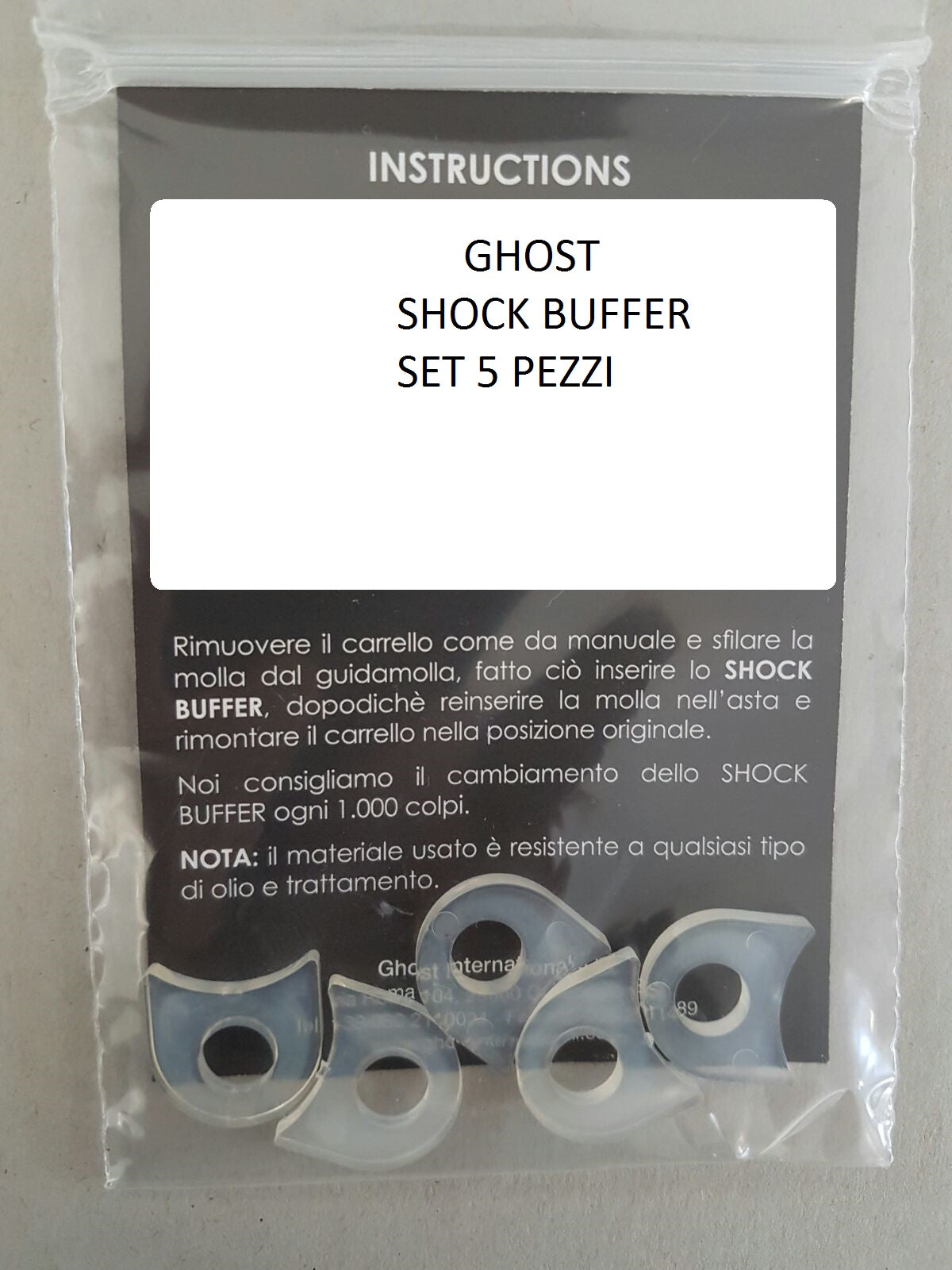 Ghost Inc. Shock Buffer Glock Gen 4 - 5 pieces -