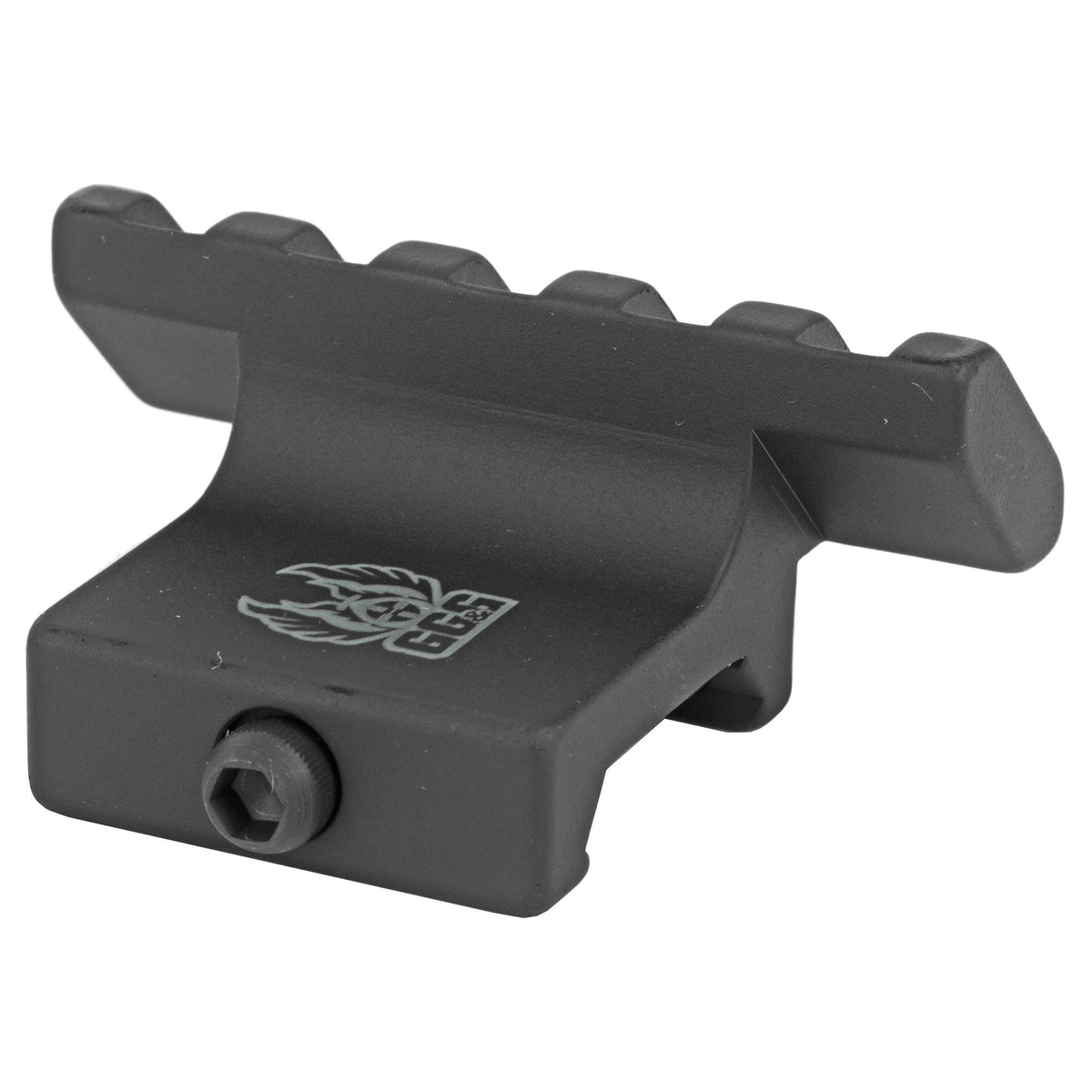 GG&G Mount Picatinny Rail 5 Slot 45 Degree Offset - Black
