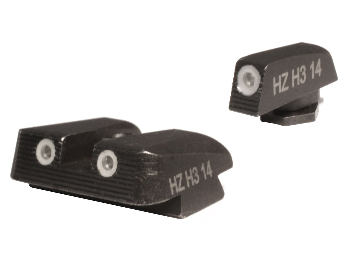 HIVIZ NITESIGHT Low Profile Sight 3-Dot Set in Acciaio al Trizio per Glock - Verde
