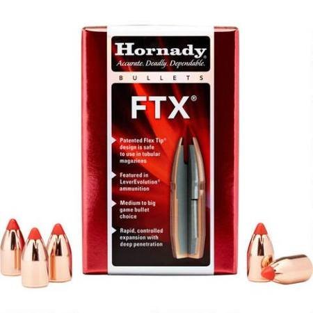 Hornady palle FTX .45 .452 200 gr per 460 S&W, confezione da 50