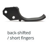Zendl - Hard Aluminium Trigger - Back Shifted - CZ SA - Black