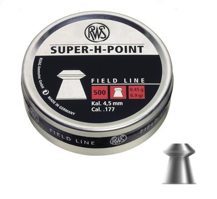 RWS SUPER H POINT FIELD LINE CAL 4,5/.177 - 0,45 G 500 PZ.