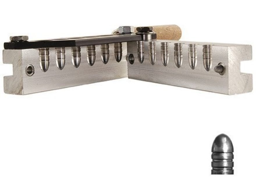 Lee Precision 6-Cavity Bullet Mold 358-150-1R 38 Special, 357 Magnum, 38 Colt New Police, 38 S&W