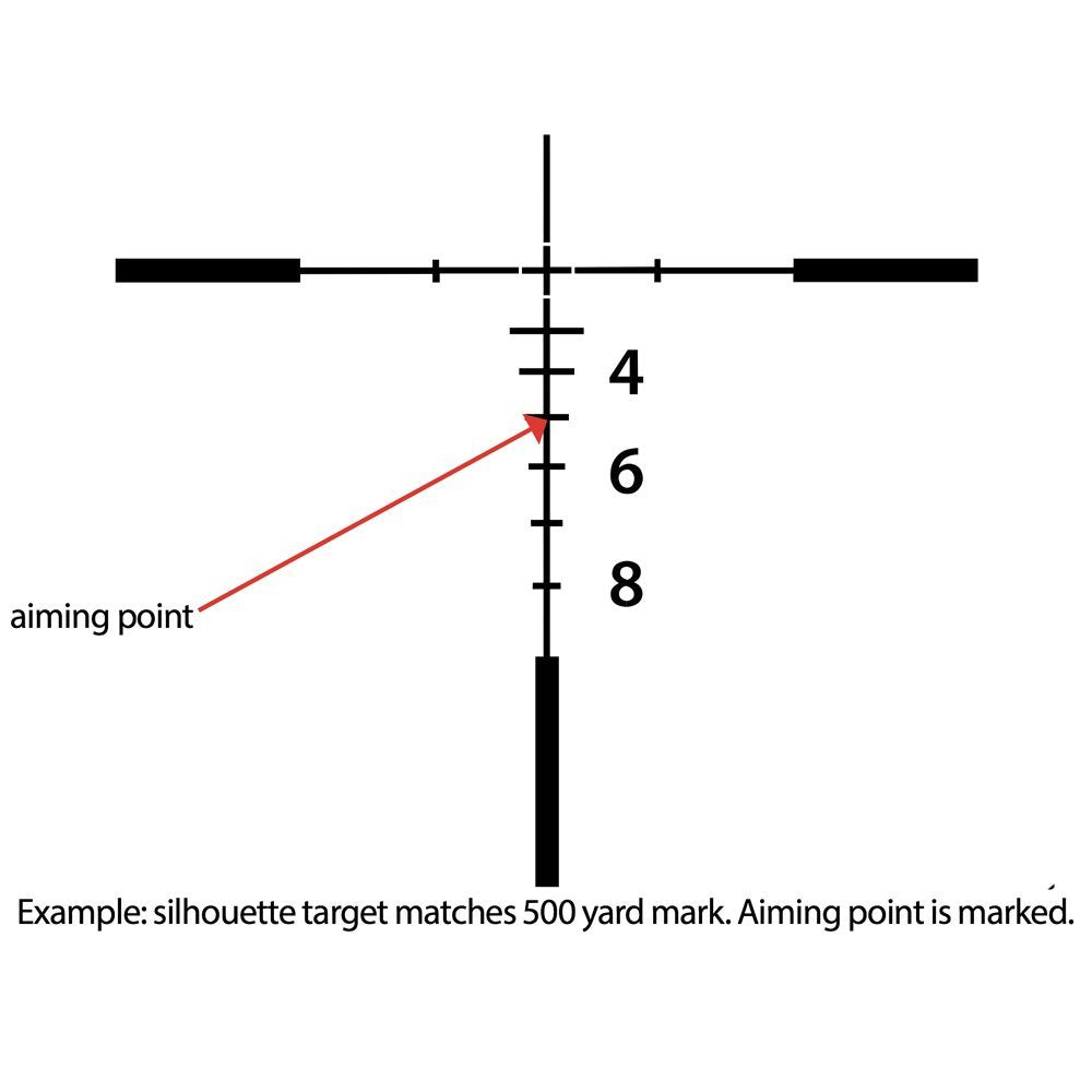 Sightmark Wolfhound 6x44 LR-308 Prismatic Weapon Sight - Black