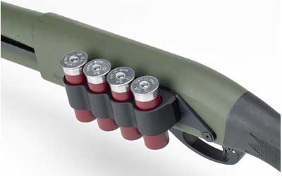 Mesa Tactical, 4-Shell Left Side Saddle, 12 Gauge Shotshell Carriers, Fits Remington 870