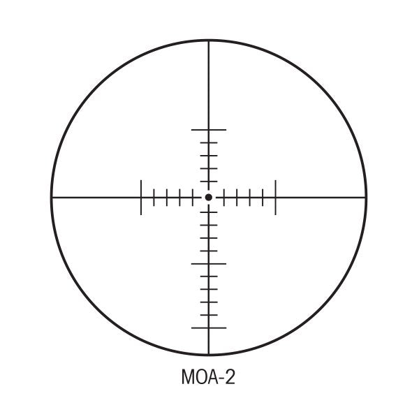 Sightron SIII Series 6-24x50mm LR Zero Stop FFP 1/4 MOA MOA-2 Reticle