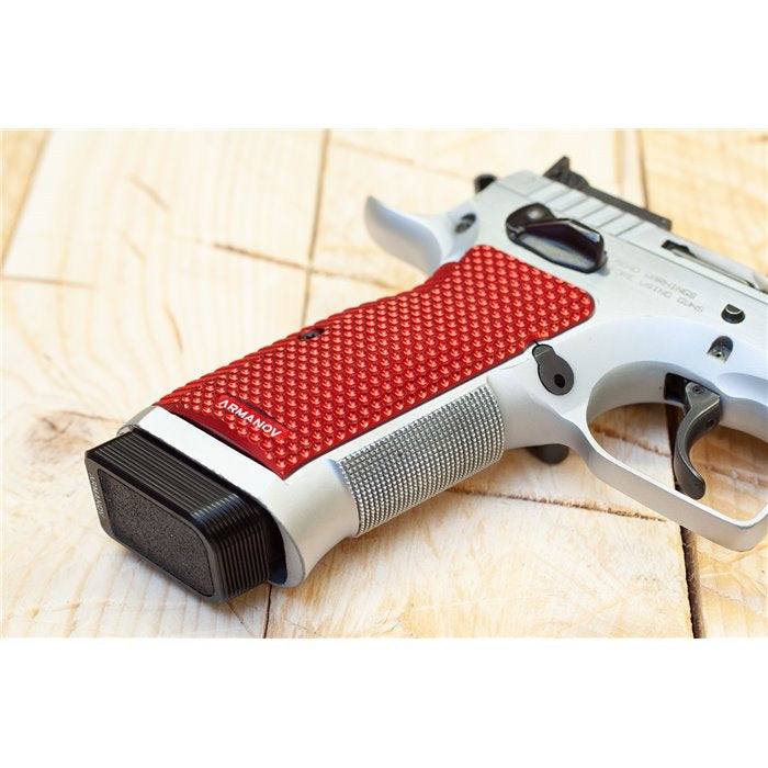 Armanov SpidErgo Pistol Grips for Tanfoglio Small Frame - Red