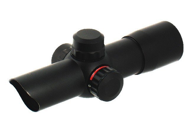 UTG red dot Golden Image CQB 30 mm rosso/verde con attacco Weaver, 6,6"