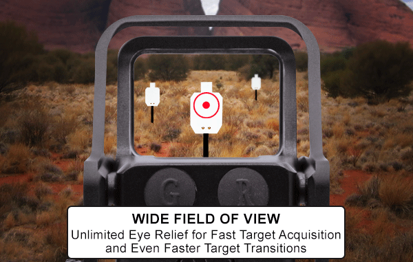 UTG red dot reflex RDM39 circle dot rosso/verde, immagine 7