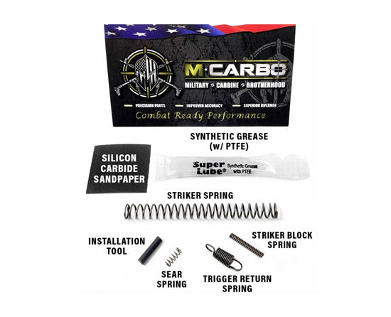 MCARBO Smith and Wesson M&P Trigger Upgrade Kit 1.0 & 2.0 - 9mm/ .357/ .40 cal/ .45 ACP