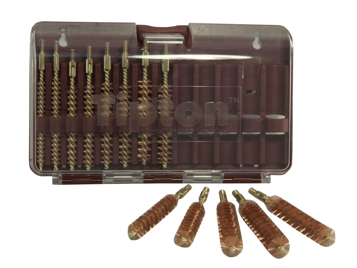 Tipton Bore Brush Set 13-Piece Rifle Best Bronze